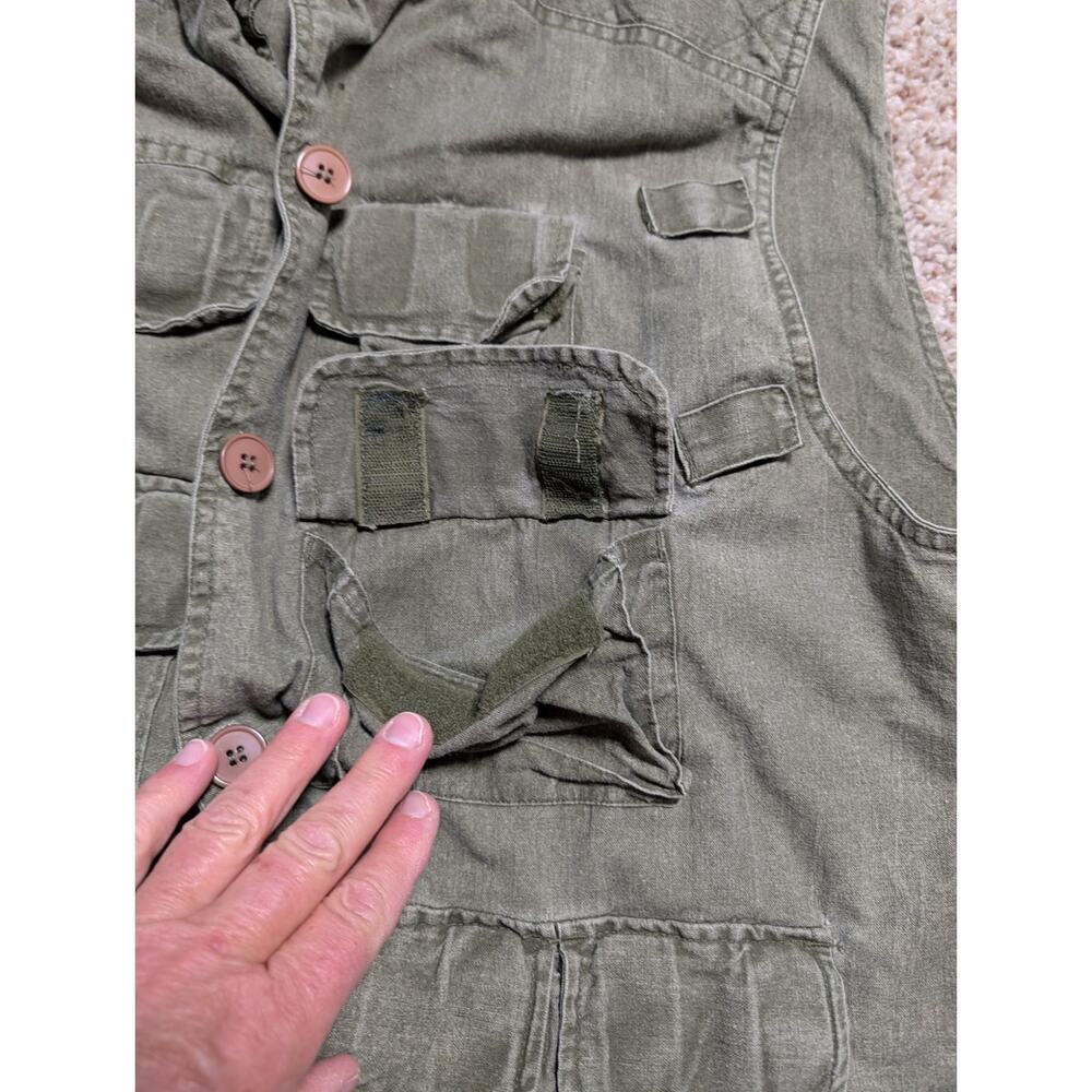 Vintage TRAIL DESIGNS Safari Hunting/Fishing Vest/Cargo Vest, Large - Picture 6 of 10